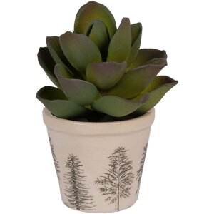 Clayre & Eef 6CENPT0001XS Decoratieve bloempot...