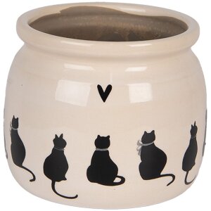 Clayre & Eef 6CEPWS0001M Decoratieve bloempot...