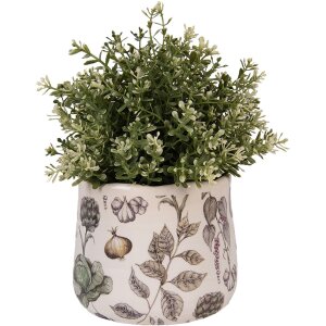 Clayre & Eef 6CETKG0001S Bloempot Beige Ø14x12...