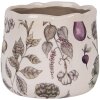 Clayre & Eef 6CETKG0001S Bloempot Beige Ø14x12 cm Landhuisstijl Keramiek