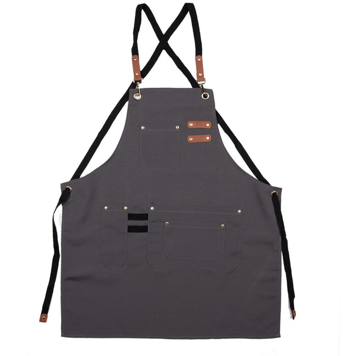 Clayre & Eef Schort Grijs 75x66 cm