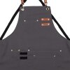 Clayre & Eef Schort Grijs 75x66 cm