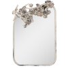 Clayre & Eef 52S329 Muurspiegel Wit Grijs Goud 58x89cm Antiek Floraal