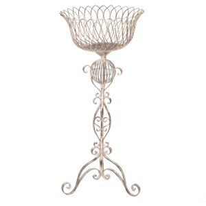 Clayre & Eef Plantenstandaard Metaal Beige...