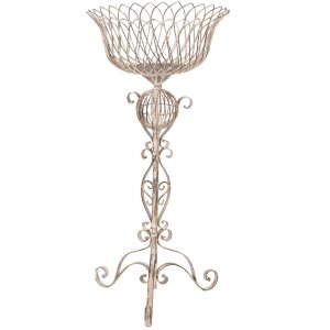 Clayre & Eef Plantenstandaard Metaal Beige...