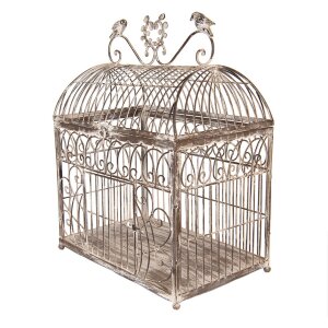 Clayre & Eef Decoratieve Vogelkooien 2-delig...