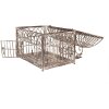 Clayre & Eef Decoratieve Vogelkooien 2-delig Bruin-Beige Metaal Antiek 56cm 41cm