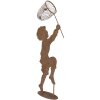Clayre & Eef Decoratieve figuur Kind Metaal Rostoptik 33x13x88 cm Landelijke stijl