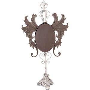 Clayre & Eef 62S331 Barok tafelspiegel Antiek-wit 37x14x68 cm