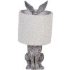 Clayre & Eef Tafellamp Haas Polyresin Bruin-Grijs Ø20x43 cm
