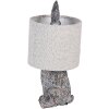Clayre & Eef Tafellamp Haas Polyresin Bruin-Grijs Ø20x43 cm