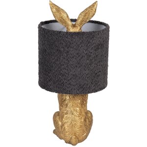 Clayre & Eef Tafellamp Haas Goud E27 Ø 20x43 cm
