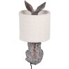 Clayre & Eef Tafellamp Haas E27 Ø 20x43 cm Bruin Beige