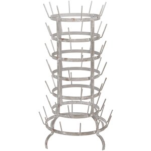 Clayre & Eef 5Y1362 Bekerhouder Grijs Ø37x66...