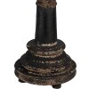 Clayre & Eef Tafellamp Ø35x64 cm Zwart Bruin Hout Vintage
