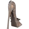 Clayre & Eef 6Y5846 Decoratieschoen Metaal Koper Antiek 32x12x36cm