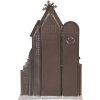 Clayre & Eef Kersthuisjes ensemble metaal wit rood goud 30x8x46 cm