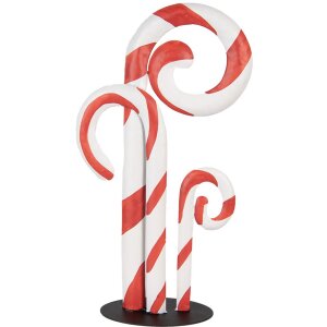 Clayre & Eef 6Y5864 Kerstdecoratie Peperstokken Wit...