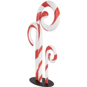 Clayre & Eef 6Y5864 Kerstdecoratie Peperstokken Wit...