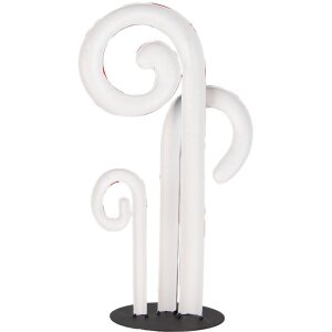Clayre & Eef 6Y5864 Kerstdecoratie Peperstokken Wit Rood 24x11x46 cm