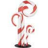 Clayre & Eef 6Y5864 Kerstdecoratie Peperstokken Wit Rood 24x11x46 cm