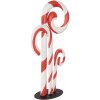 Clayre & Eef 6Y5864 Kerstdecoratie Peperstokken Wit Rood 24x11x46 cm