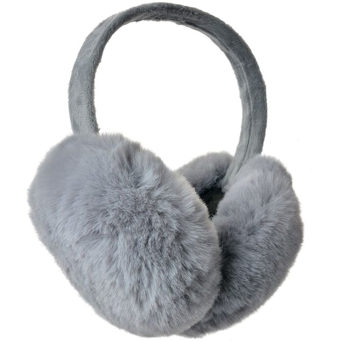 Juleeze JZEW0016G Oorwarmers Grijs Zacht Flexibel Winteraccessoire