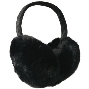 Juleeze JZEW0016Z Oorwarmers Zwart 13 cm Kunstbont One Size