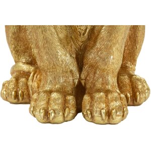 Mauro Ferretti Sierfiguur Koningsleeuwmantel 30x42x74 cm goud