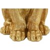 Mauro Ferretti Sierfiguur Koningsleeuwmantel 30x42x74 cm goud