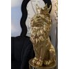Mauro Ferretti Sierfiguur Koningsleeuwmantel 30x42x74 cm goud