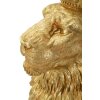 Mauro Ferretti Sierfiguur Koningsleeuwmantel 30x42x74 cm goud
