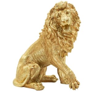 Mauro Ferretti Decoratieve leeuw 45x29x55 cm goud