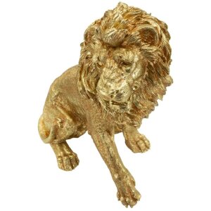 Mauro Ferretti Decoratieve leeuw 45x29x55 cm goud