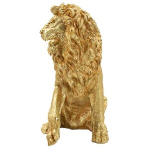 Mauro Ferretti Decoratieve leeuw 45x29x55 cm goud
