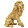 Mauro Ferretti Decoratieve leeuw 45x29x55 cm goud