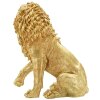 Mauro Ferretti Decoratieve leeuw 45x29x55 cm goud