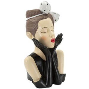 Mauro Ferretti Vaas Vrouw Hollywood 17x14x30,5 cm meerkleurig