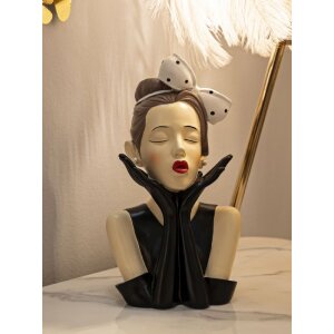 Mauro Ferretti Vaas Vrouw Hollywood 17x14x30,5 cm meerkleurig
