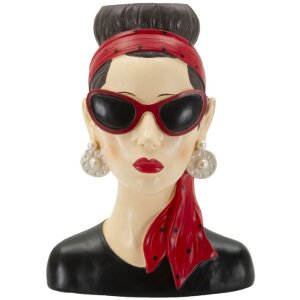 Mauro Ferretti Vaas Vrouw Hollywood 21x16x27 cm multicolor