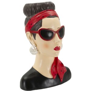 Mauro Ferretti Vaas Vrouw Hollywood 21x16x27 cm multicolor
