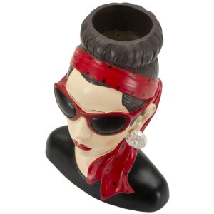 Mauro Ferretti Vaas Vrouw Hollywood 21x16x27 cm multicolor
