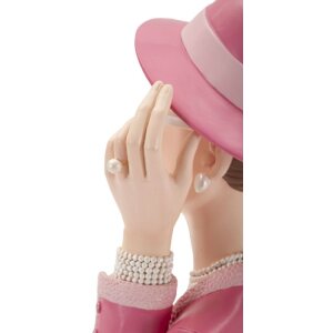 Mauro Ferretti Parijse figuur 18x11x26 cm roze