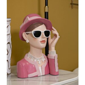 Mauro Ferretti Parijse figuur 18x11x26 cm roze
