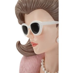 Mauro Ferretti Parijse dame beeld 18x12x28 cm roze