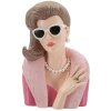 Mauro Ferretti Parijse dame beeld 18x12x28 cm roze