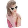 Mauro Ferretti Parijse dame beeld 18x12x28 cm roze