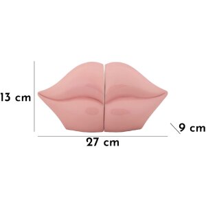 Mauro Ferretti Boekensteun Mond 27x9x13 cm roze