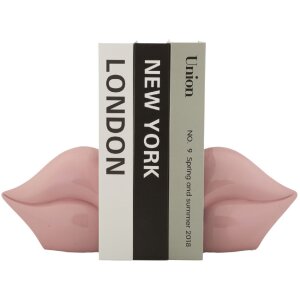 Mauro Ferretti Boekensteun Mond 27x9x13 cm roze
