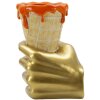Mauro Ferretti Bloempot Beker 18x16x26 cm goud oranje